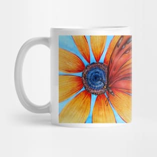 Butterfly with Flower Mug